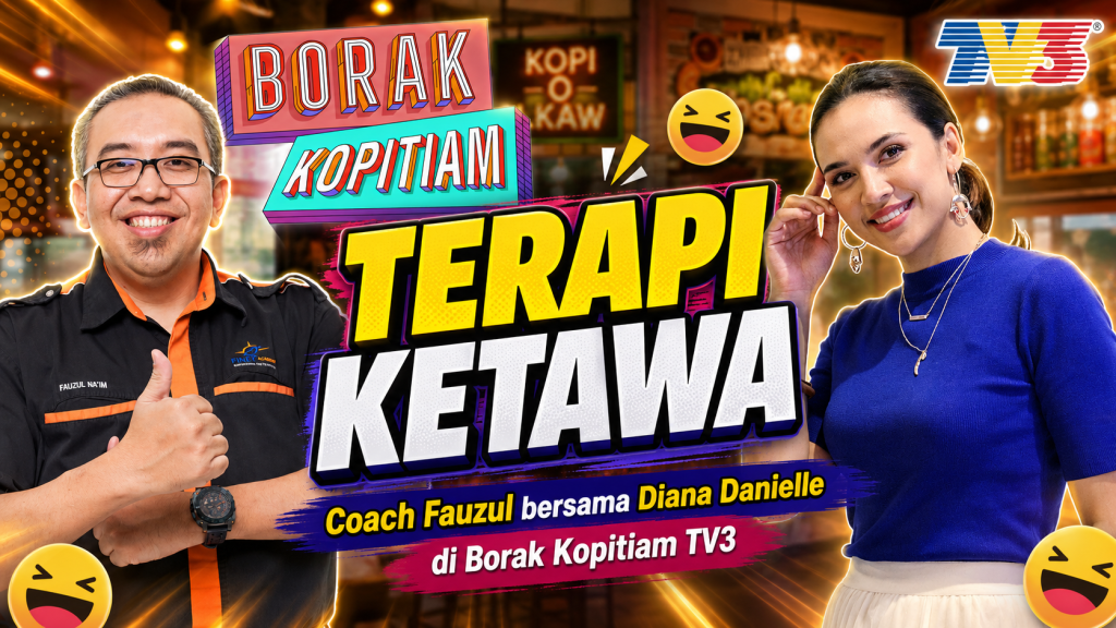 Borak Kopitiam TV9: Coach Fauzul bersama Diana Danielle Membincangkan Topik: Terapi Ketawa